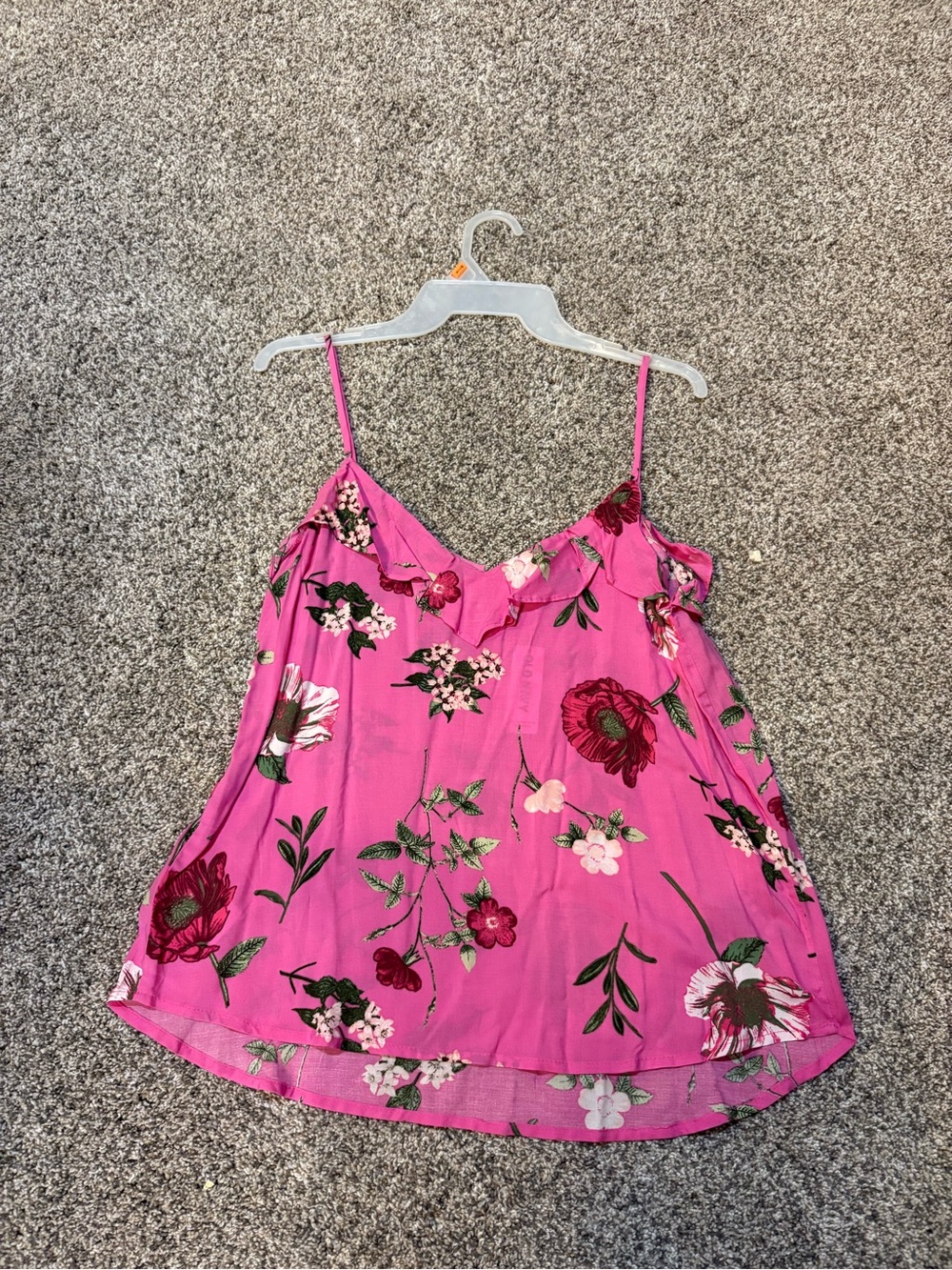 Old Navy Pink Floral Cami Tank - Picture 3 of 3